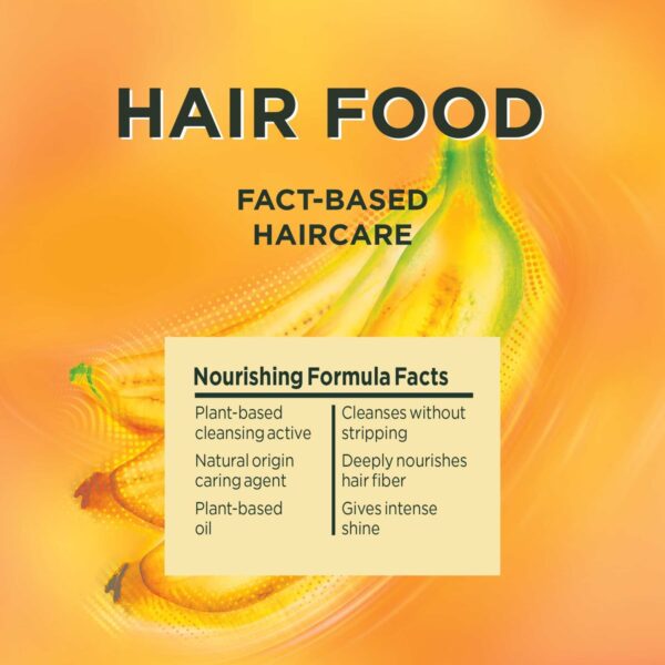 Garnier Banana and Coconut Hair Food Shampoo - Nourishing Formula Facts