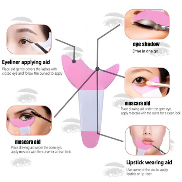 Silicone Eye Makeup Aid Tool - Use Cases